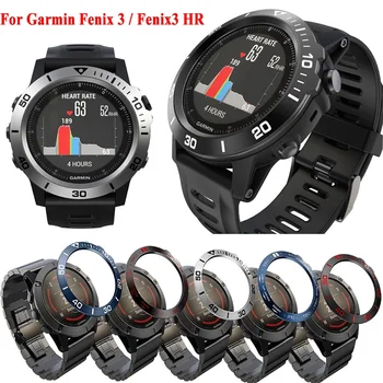 Garmin Fenix 3 HR / Fenix 3 Çizilmeye Dayanıklı Metal çerçeve Paslanmaz Çelik akıllı saat Aksesuarları Koruyucu Çerçeve