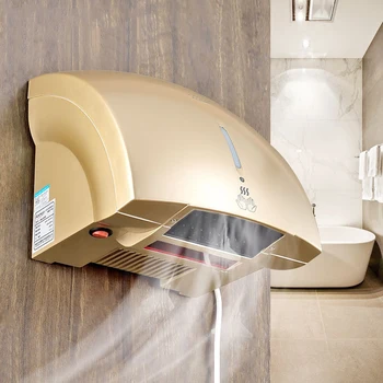 220v Otomatik indüksiyon Otel Restoran Ofis binası tuvalet sıcak ve soğuk el kurutma makinesi ev banyo el kurutma makinesi