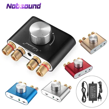 Nobsound Mini Bluetooth 5.0 Alıcı TPA3116 Dijital Amplifikatör HiFi Stereo Kablosuz Ses Güç Amplifikatörü için Ev / Araba