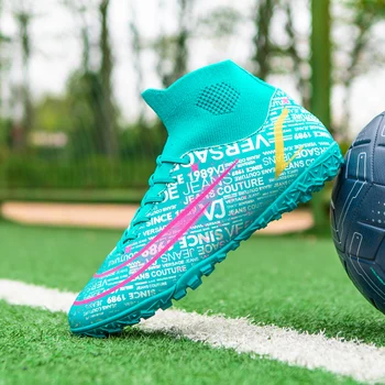 Dayanıklı Futbol Cleats Çizmeler Açık Messi futbol ayakkabısı Toptan Sneakers Futsal Eğitim Maçları Hafif 35-45 Boyutları
