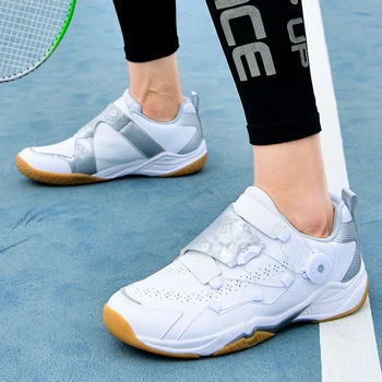 Profesyonel Badminton Ayakkabı Erkekler Kadınlar Büyük Boy 45 46 Voleybol Ayakkabı Erkekler Hafif Tenis Ayakkabıları Lüks Masa Tenisi Ayakkabı