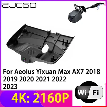 ZJCGO 4K 2160P Çizgi Kam araba dvr'ı Kamera 2 Lens Kaydedici Wifi Gece Görüş için Aeolus Yıxuan Max AX7 2018 2019 2020 2021 2022 2023