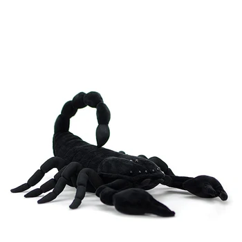  Siyah Pandinus ımperator Dolması İmparator Akrep Peluş Oyuncak Hayvan Modeli Gerçekçi Bebek Çocuk Simülasyon Hediyeler 40 cm