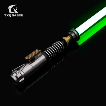 TXQSABER Luke Skywalker Ağır Düello Lightsaber Renk Değiştirme Hayalet Etkileri Cosplay Jedi Pürüzsüz Salıncak Lazer Kılıç Noel Oyuncaklar