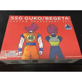 Bandai SHF Güneş Goku Vegeta Süper Saiyan Kafa Heykel dragon topu SHF Serisi Aksiyon Figürü Aksesuarları Oyuncak Hediye