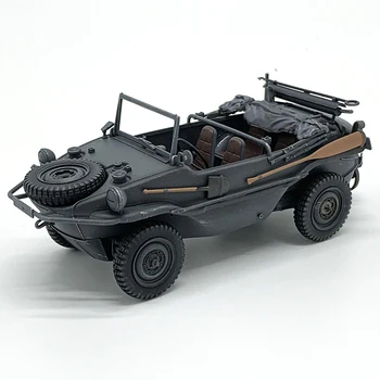 1:35 Ölçekli TYPE166 Gri Amfibi Off-Road Araç Modeli Die-Cast Oyuncaklar Yetişkin Hayranları Koleksiyonu Hediye Hatıra Ekran Dekorasyon