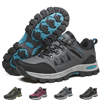 Yürüyüş botları trekking ayakkabıları Erkekler Rahat yürüyüş ayakkabıları Adam Unisex Aşınmaya dayanıklı Açık Ayakkabı Kadın Avcılık Sneakers