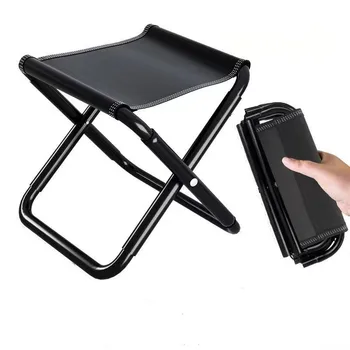 Açık kamp sandalyesi Taşınabilir Alüminyum Alaşım Katlanabilir Balıkçılık Sandalye Yürüyüş Araçları Piknik plaj sandalyeleri dış mekan mobilyası