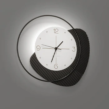 Lüks duvar saati Modern Tasarım Sessiz Metal Minimalist duvar saati Mekanizması Elektronik Reloj Dijital Pared Resimleri Duvar Dekor