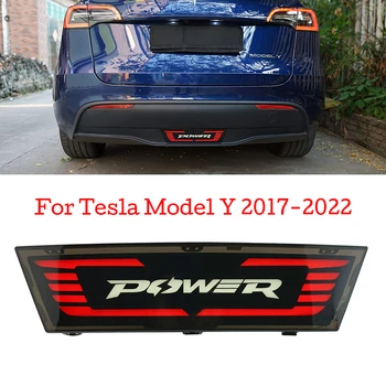 DUNTUO Arka Tampon Dur Pilot Gösterge Işığı Tesla Modeli Y 2020 2021 2022 Römork Çekme Kapağı 3rd Fren Lambası Sis Farları Dyna
