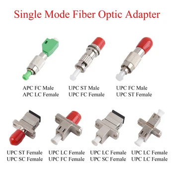 1 Adet Fiber Optik APC FC UPC ST / FC Erkek UPC SC / FC / LC Dişi APC LC UPC LC / FC / ST dişi adaptör Tek modlu Dönüştürücü Konektörü