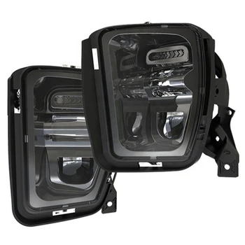 2 ADET LED Sis araba ışıkları LED Sis Farları Dodge Ram 1500 2013-2018 İçin Ön Tampon Sis Lambaları Siyah 68104821AC, 68104820AC