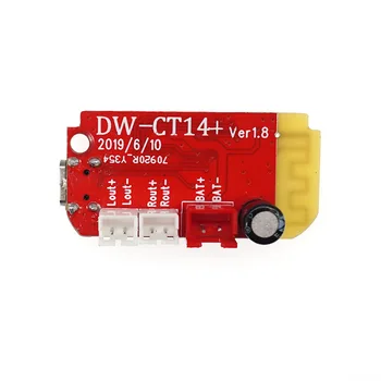 CT14 Mikro 4.2 Stereo Bluetooth güç amplifikatörü devre kartı modülü DW-CT14 5VF 5W 5W şarj portu Takma Boşta Ses Kutusu