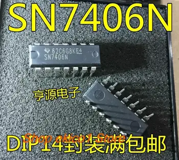 10 adet Orijinal stok SN7406N 7406 DIP-14