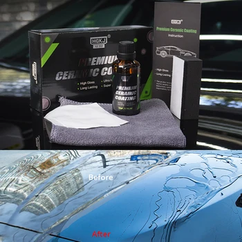 HGKJ Sıvı Seramik Kaplama Arabalar için Hidrofobik Kristal Kaplama Balmumu Anti-Scratch Boya araba bakımı Araçları Temizleme Parlak Yenilemek