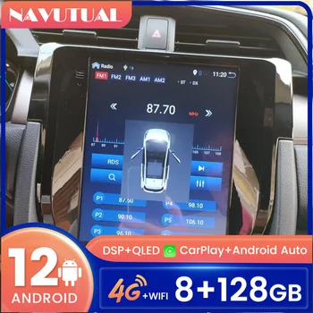 Android 12 Araba Radyo Honda CİVİC 2016-2021 İçin Tesla Ekran Araba Multimedya Video Oynatıcı GPS Navigasyon Carplay DVD Kafa ünitesi