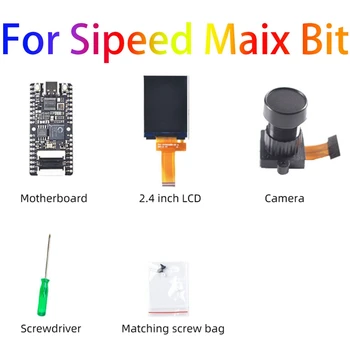 Sipeed Maxi Bit Geliştirme Kurulu Kiti RISC - V AI + LOT K210 In-Line Breadboard İle 2.4 İnç Ekran Ve Kamera Kiti