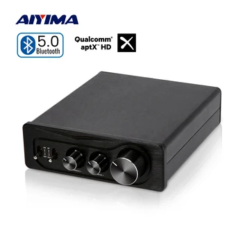 AIYIMA Ses TPA3221 Bluetooth Amplifikatör 210Wx2 Stereo HiFi 2.0 Ses PCM5102 QCC3034 Dekoder Bas Tiz Amp USB DAC APTX