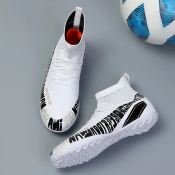Kaliteli futbol ayakkabıları Cleats Haaland Dayanıklı futbol kramponları Hafif Rahat Futsal Sneakers Toptan Chuteira Toplum