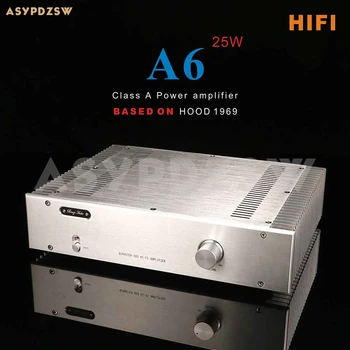 HIFI A6 Tek uçlu A Sınıfı güç amplifikatörü Tabanı JLH HOOD 1969 Devre 25Wx2