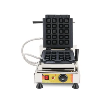 Ticari Waffle Isırma makinesi Yapışmaz Elektrikli Dikey belçika gofreti Baker Yapma