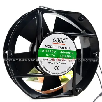 GBOC 17251HA3 380V 5060HZ 0.17 A havalandırma fanı İki Fazlı kaynak makınesi Soğutma Fanı