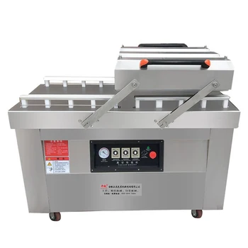 Otomatik Vakumlu Gıda Mühürleyen Çift Odacıklı Vakum Kuru Islak Vakum Mühürlü Pişirme Yapıştırma Makinesi Çelik Yapıştırma Makinesi