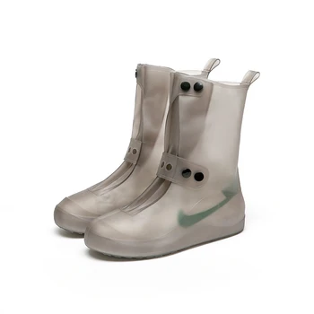 Su geçirmez Ayakkabı Kapağı Kullanımlık Silikon kaymaz Galoş Unisex Ayakkabı Koruyucuları Uzun yağmur çizmeleri Açık Yağmurlu Günler İçin