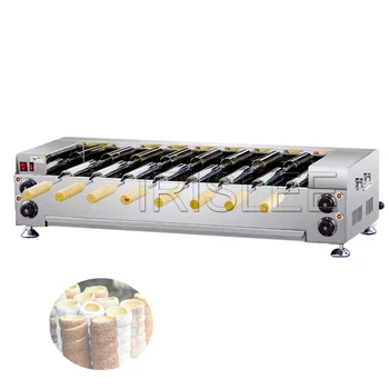 Elektrik / Gaz Baca Kek Makinesi Haddeleme Waffle makinesi Gözleme Baker Ticari tatlı fırın 110 V / 220 V ekmek ızgara