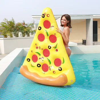 Şişme Pizza Şamandıra Sal: Yetişkin için Mükemmel Su Sürüklenen ve Uzanmanız Havuzu enflasyon Sonra yaklaşık 180X150X20 cm