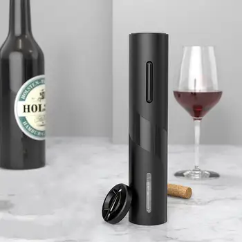 Elektrikli Şarap Açacağı Otomatik Mutfak Tirbuşon şişe açacağı Aksesuarları Folyo Kesici abridor de vinho Pil Versiyonu