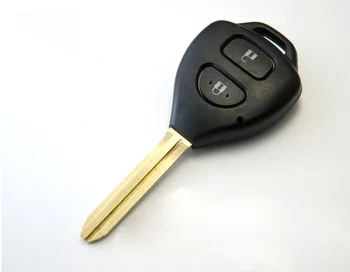 Uzaktan Anahtar Shell Kılıf Toyota Corolla için RAV4 Yaris Avensis Avalon Echo Prado 2 Düğmeler Anahtarsız Fob Kapak Konut