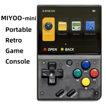 YENİ MIYOO Artı Taşınabilir Retro elde kullanılır oyun konsolu 3.5 inç IPS HD Ekran çocuk Hediye Linux Sistemi Klasik Oyun Emülatörü