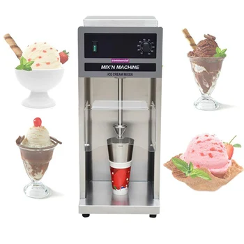 Yumuşak Dondurma Mikser Dondurulmuş Tatlı Siklon Ticari Dondurma Dükkanı Restoran Ekipmanları Blizzard Makinesi