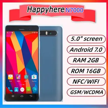 N7000 Smartphone 5.0” satılık ucuz android telefon NFC 3G WCDMA GSM 2023 yeni WIFI GPS ucuz Cep Telefonu