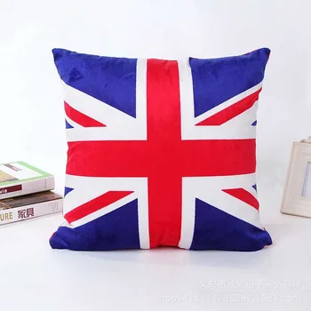 Moda yastık kılıfı İngiltere büyük İngiliz bayrağı yastık kayma birleşik krallık bayrağı yastık kılıfı ukc kılıfı Kapak