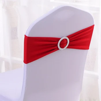 Düğün Koltuk Mariage Geri Düğüm Ev Toka Otel Kapak 10/100 adet Sashes Şerit Zarif Modern Ülke Sandalye Dekorasyon Elastik