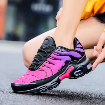 Unisex Moda koşu ayakkabıları kadın Hava Basketbol yürüyüş ayakkabısı Erkekler Hafif Nefes Atletizm Eğitmenler Tenis Seyahat