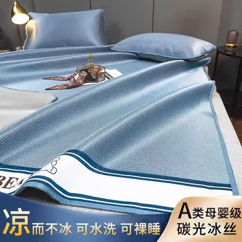 Ev Tekstili Kolay temizlenebilir Baskı Katlanabilir Yaz Serin serme yatak Yastık Kılıfı Buz İpek Yatak Çarşafları Ev Kullanımı için