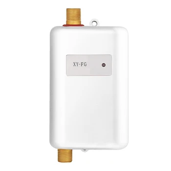 3800W Elektrikli su ısıtıcı Anlık sıcak su ısıtıcı Mutfak Banyo Duş Akış Su Kazanı 220V AB Tak Beyaz