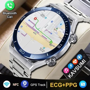 2023 Yeni Spor GPS Parça Akıllı İzle Erkekler Bluetooth Çağrı NFC Pusula IP68 Su Geçirmez EKG Smartwatch Kadınlar İçin IOS Android