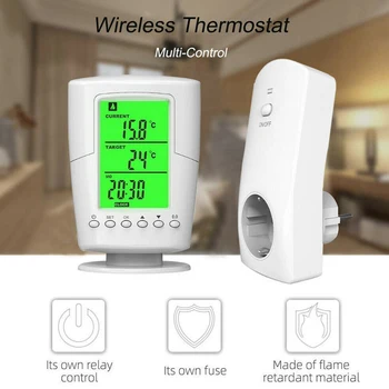 Kullanım kılavuzu termostat akıllı kablosuz uzaktan Kablosuz uzaktan tasarım kontrol termostatı ısıtma soğutma programı