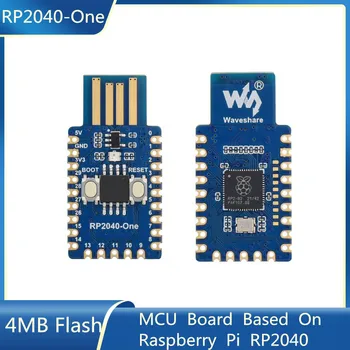 RP2040-One 4MB Flash MCU Kurulu Ahududu Pi Dayalı RP2040 A Tipi Sürüm 4MB Flash Mikro Geliştirme Kurulu Python