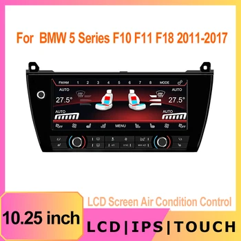 LCD İklim Kontrol Ekranı AC Paneli BMW 5 Serisi İçin F10 F11 F18 2011-2017 Klima Sıcaklık ControlKnobs