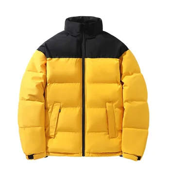 Kalın pamuklu erkek ceket, rüzgar geçirmez kapüşonlu günlük ceket, dış mekan rüzgarlık, kış modası, 2023