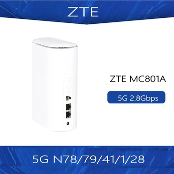 ZTE MC801A CPE 5G Yönlendirici Wıfı 6 SDX55 NSA + SA N78/79/41/1/28 802.11 AX WiFi Modem Yönlendirici 4g / 5g WiFi yönlendirici sım kart