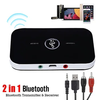 Bluetooth 5.0 kablosuz AV alıcısı-vericisi Alıcı Stereo 3.5 mm AUX Jack RCA USB Dongle Müzik Kablosuz Adaptör Araba PC TV İçin Kulaklık