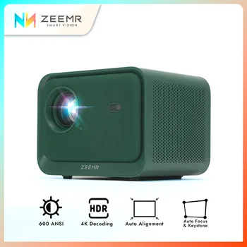 ZEEMR Z1 Mini Küresel Sürüm 600 Ansı 4K 1080P Full HD Otomatik Keystone 5G WIFI Bluetooth Projektör Oturma Odası Ev Sineması İçin