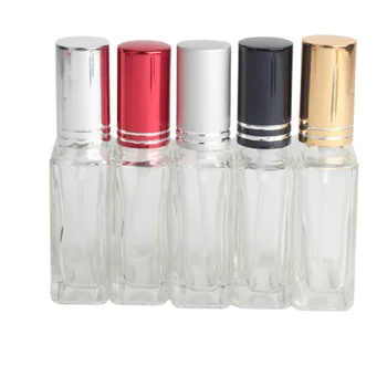 15ML Boş Parfüm Şişeleri Kare Şeffaf Atomizer Parfüm Koku Kadın Makyaj Araçları Sis Sprey Cam Parfüm Şişesi 20 adet