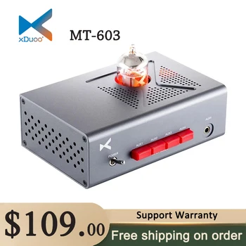 XDUOO MT-603 Çoklu Pre-Amp 4 Ses Girişi, Bir Ses Çıkışı 12AU7 Tüp Amplifikatör